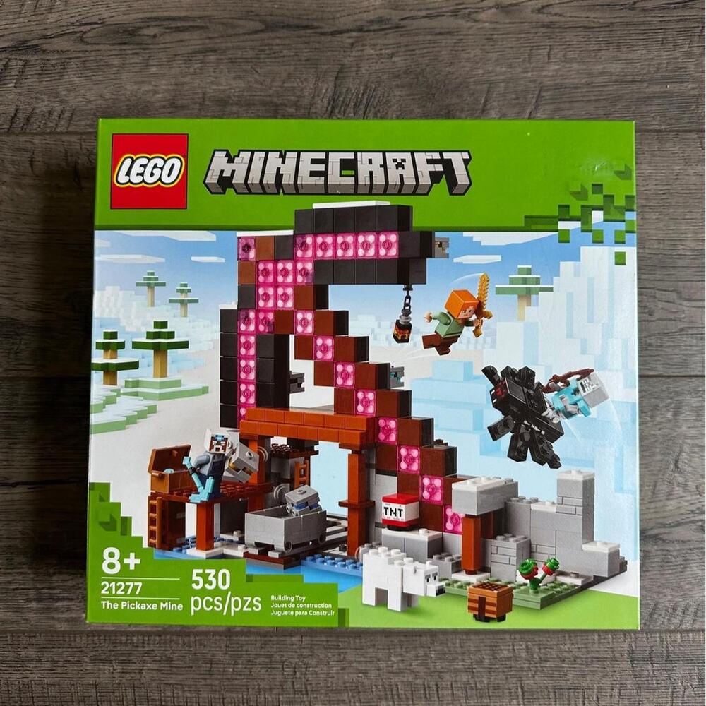 Lego Minecraft Pickaxe Mine Set 21277